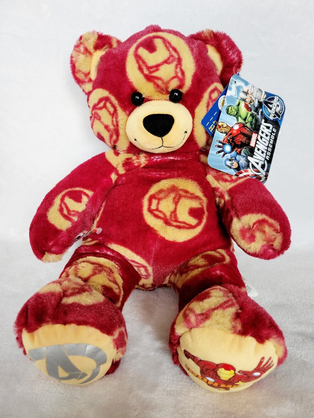 Build-A-Bear Marvel Avengers Assemble Iron Man 16 Plush Teddy Bear NWT